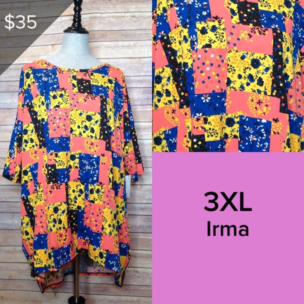LuLaRoe 3XL Irma BNWT